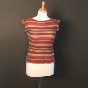 Ralph Lauren P XS Multi Color Stretch Short Sleeve